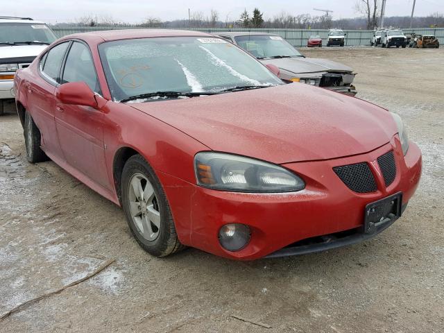 2G2WP552081181702 - 2008 PONTIAC GRAND PRIX RED photo 1