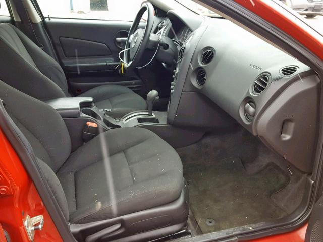 2G2WP552081181702 - 2008 PONTIAC GRAND PRIX RED photo 5