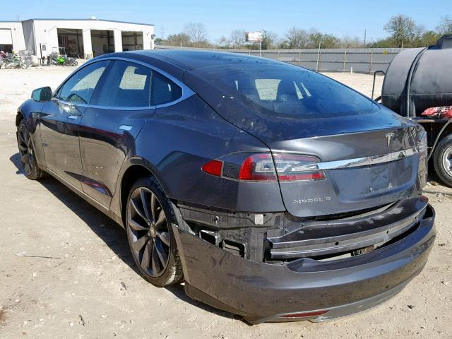 5YJSA1H20FF090035 - 2015 TESLA MODEL S 85 BLACK photo 3