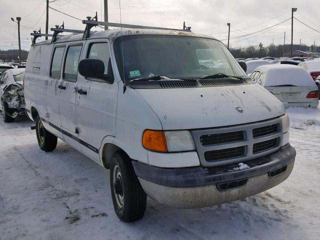 2D7JB21Y93K501296 - 2003 DODGE RAM VAN B2 WHITE photo 1