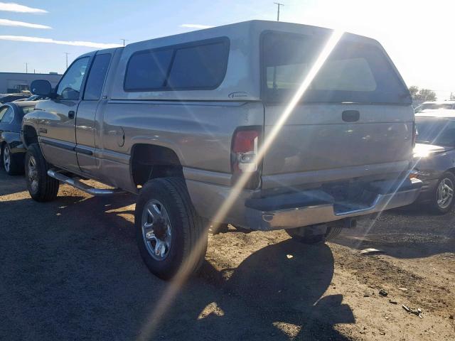 3B7KF23622M240699 - 2002 DODGE RAM 2500 TAN photo 3