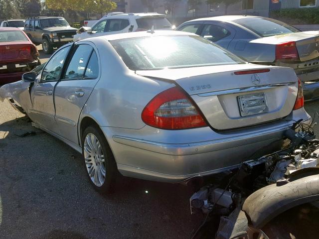 WDBUF56X47B115960 - 2007 MERCEDES-BENZ E 350 SILVER photo 3