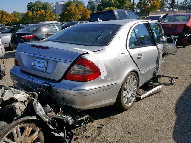 WDBUF56X47B115960 - 2007 MERCEDES-BENZ E 350 SILVER photo 4