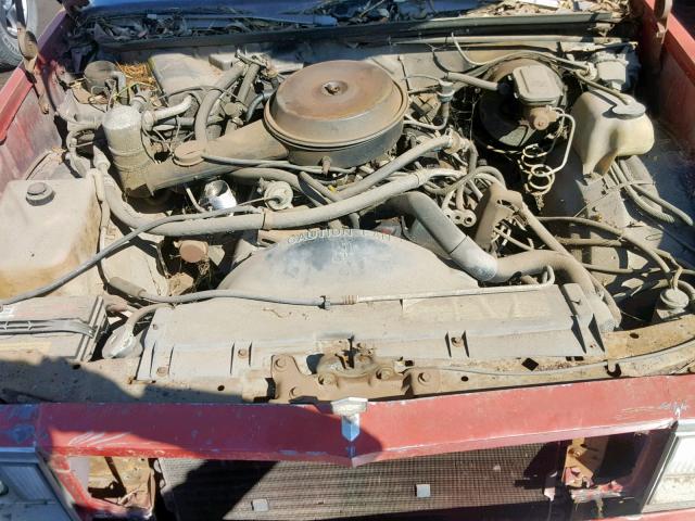 1W80JAK500448 - 1980 CHEVROLET EL CAMINO RED photo 7