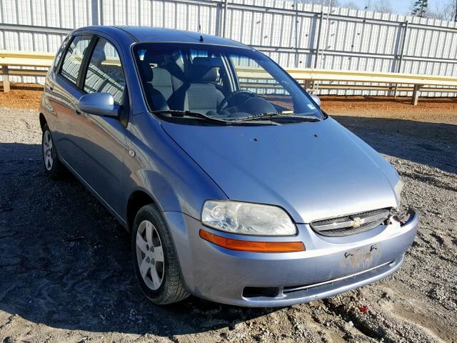 KL1TD66656B681115 - 2006 CHEVROLET AVEO BASE ლურჯი ფოტო 1