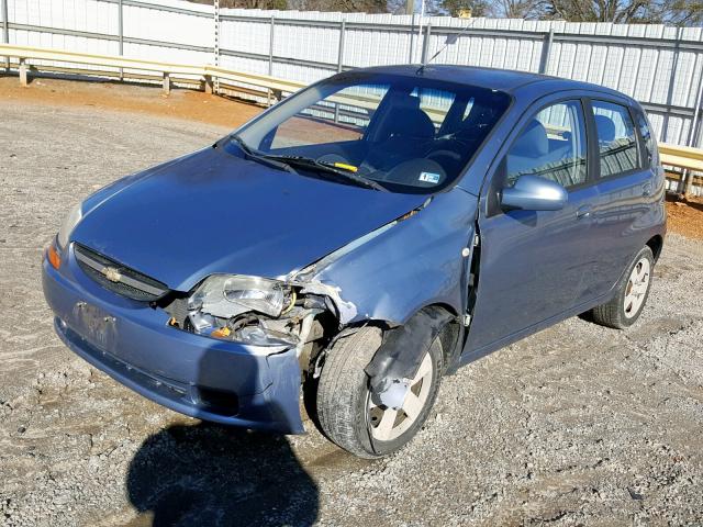 KL1TD66656B681115 - 2006 CHEVROLET AVEO BASE ლურჯი ფოტო 2