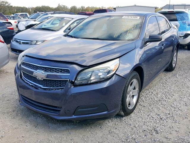 1G11B5SA2DF258713 - 2013 CHEVROLET MALIBU LS BLUE photo 2