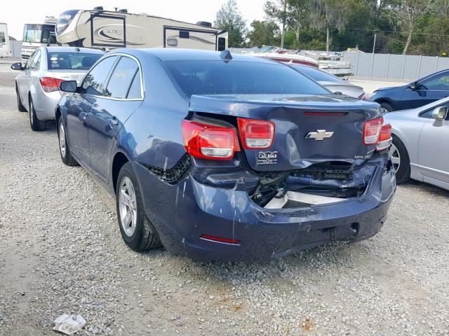 1G11B5SA2DF258713 - 2013 CHEVROLET MALIBU LS BLUE photo 3