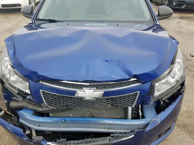 1G1PA5SH5D7122533 - 2013 CHEVROLET CRUZE LS BLUE photo 7