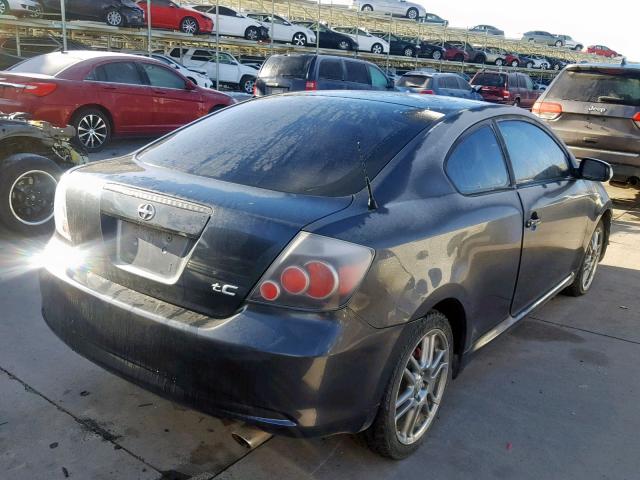 JTKDE167680236511 - 2008 TOYOTA SCION TC ნაცრისფერი ფოტო 4