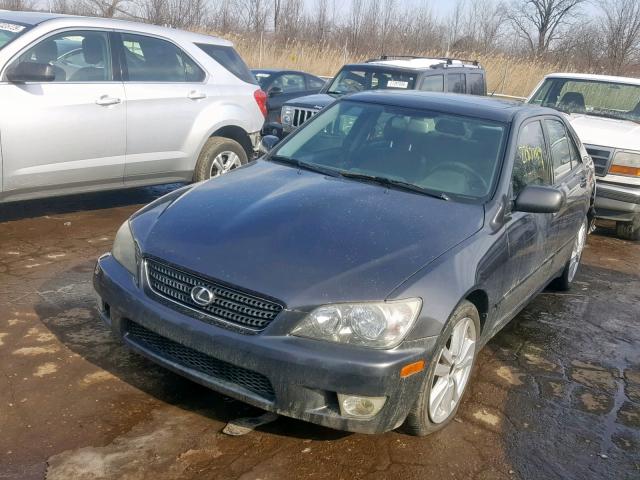 JTHBD192430080865 - 2003 LEXUS IS 300 CHARCOAL photo 2