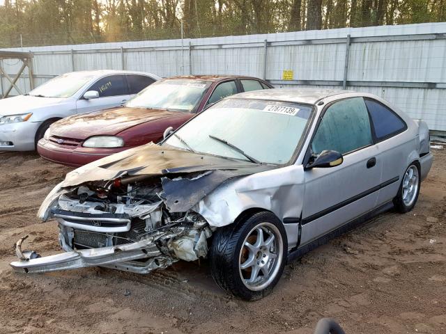 1HGEJ6226WL011730 - 1998 HONDA CIVIC DX SILVER photo 2