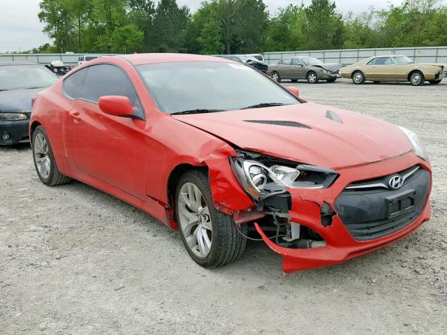 KMHHT6KD7DU083000 - 2013 HYUNDAI GENESIS CO RED photo 1