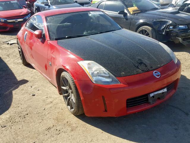 JN1AZ34E45M650860 - 2005 NISSAN 350Z COUPE RED photo 1