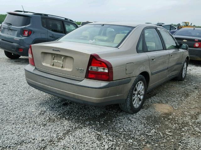 YV1TS94D211179186 - 2001 VOLVO S80 BEIGE photo 4