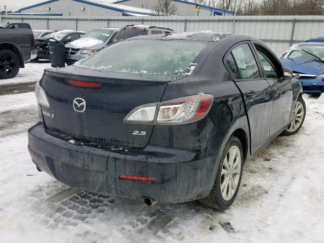 JM1BL1S66A1176473 - 2010 MAZDA 3 S BLACK photo 4