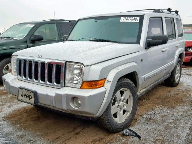 1J8HG58P17C508007 - 2007 JEEP COMMANDER SILVER photo 2