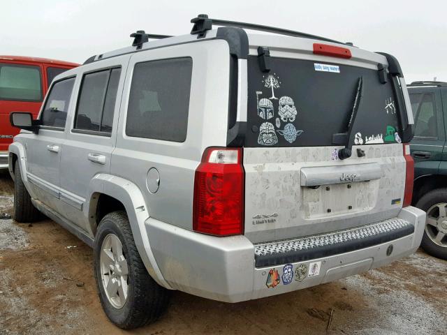 1J8HG58P17C508007 - 2007 JEEP COMMANDER SILVER photo 3