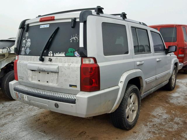 1J8HG58P17C508007 - 2007 JEEP COMMANDER SILVER photo 4