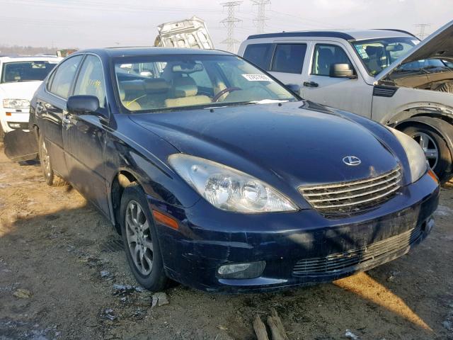 JTHBF30G030118333 - 2003 LEXUS ES 300 BLUE photo 1