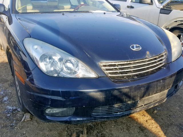 JTHBF30G030118333 - 2003 LEXUS ES 300 BLUE photo 9