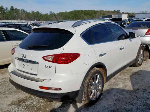 JN1BJ0HR4DM481686 - 2013 INFINITI EX37 BASE WHITE photo 4