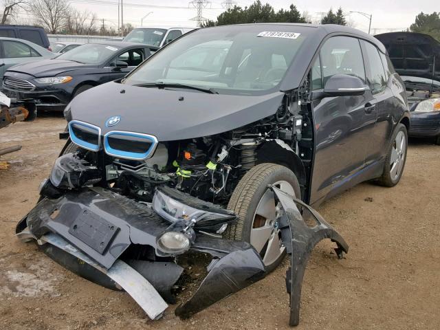 WBY1Z4C59EVX63278 - 2014 BMW I3 REX BLACK photo 2