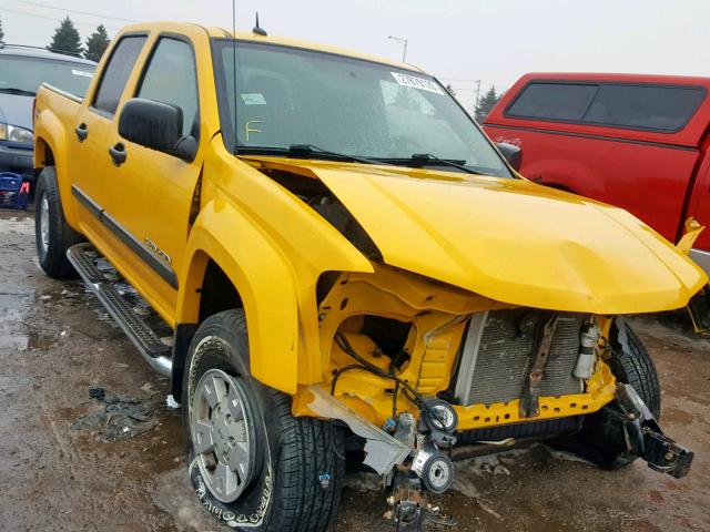 1GTDT136358250839 - 2005 GMC CANYON YELLOW photo 1