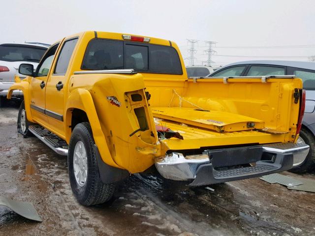 1GTDT136358250839 - 2005 GMC CANYON YELLOW photo 3