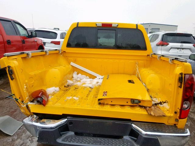 1GTDT136358250839 - 2005 GMC CANYON YELLOW photo 9