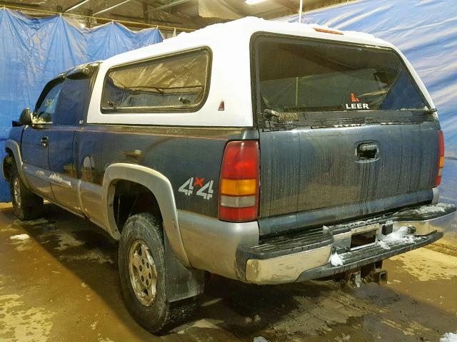 2GTEK19T731305894 - 2003 GMC NEW SIERRA GRAY photo 3