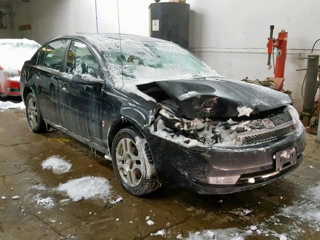 1G8AL52F33Z144002 - 2003 SATURN ION LEVEL BLACK photo 1