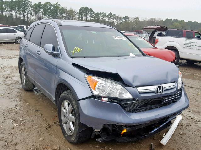 JHLRE387X9C010562 - 2009 HONDA CR-V EXL BLUE photo 1