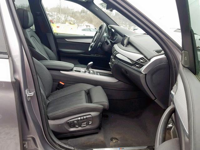 5UXKR6C56JL069816 - 2018 BMW X5 XDRIVE5 GRAY photo 5