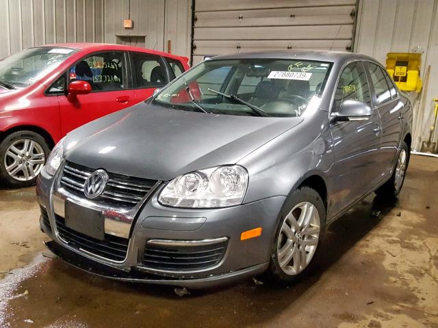 3VWEF71K37M183055 - 2007 VOLKSWAGEN JETTA WOLF GRAY photo 2