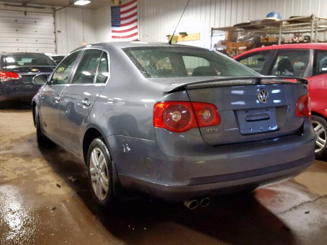 3VWEF71K37M183055 - 2007 VOLKSWAGEN JETTA WOLF GRAY photo 3