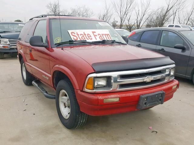 1GNCS18W4S2178448 - 1995 CHEVROLET BLAZER BURGUNDY photo 1