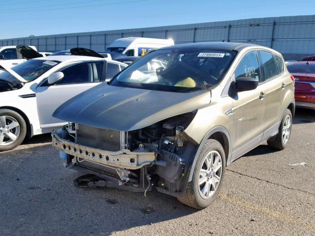 1FMCU0F71DUC35765 - 2013 FORD ESCAPE S GREEN photo 2