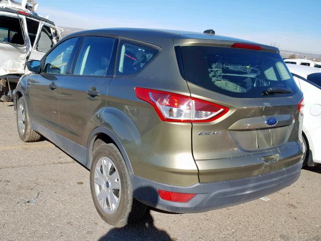 1FMCU0F71DUC35765 - 2013 FORD ESCAPE S GREEN photo 3