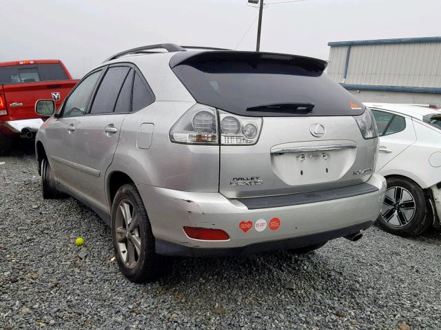 JTJGW31U562000831 - 2006 LEXUS RX 400 SILVER photo 3