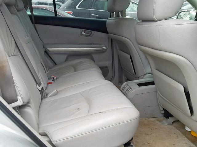 JTJGW31U562000831 - 2006 LEXUS RX 400 SILVER photo 6