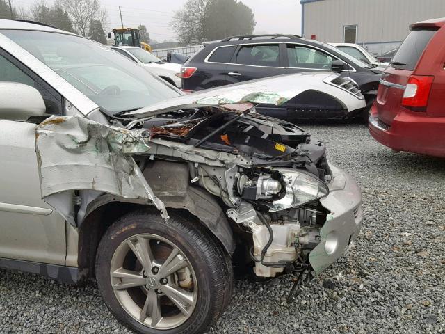 JTJGW31U562000831 - 2006 LEXUS RX 400 SILVER photo 9