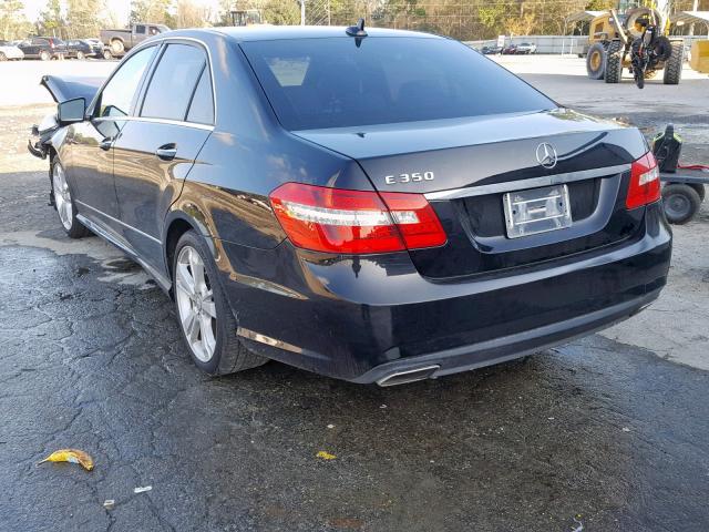 WDDHF5KB4DA676616 - 2013 MERCEDES-BENZ E 350 BLACK photo 3