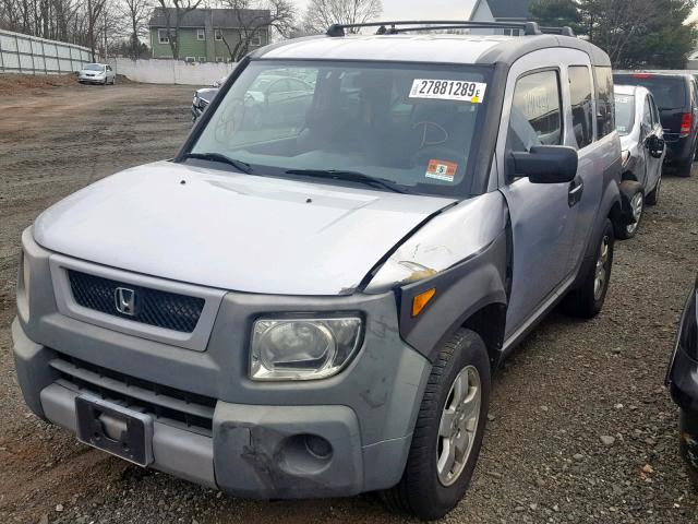 5J6YH18563L004570 - 2003 HONDA ELEMENT EX SILVER photo 2