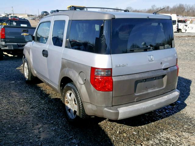 5J6YH18563L004570 - 2003 HONDA ELEMENT EX SILVER photo 3