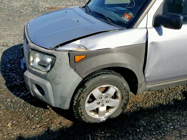 5J6YH18563L004570 - 2003 HONDA ELEMENT EX SILVER photo 9