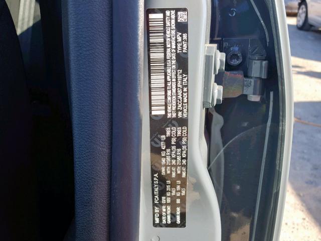 ZACCJAAB7JPH19712 - 2018 JEEP RENEGADE S 灰色 照片 10