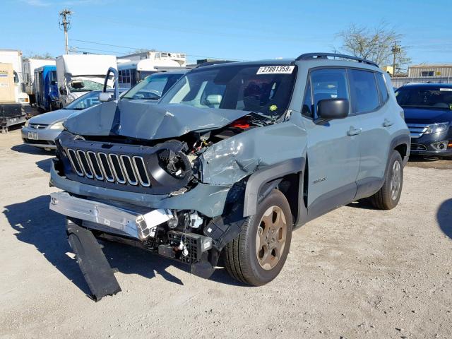 ZACCJAAB7JPH19712 - 2018 JEEP RENEGADE S 灰色 照片 2