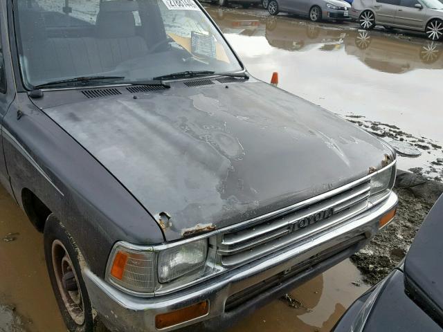 JT4RN82P0M5039410 - 1991 TOYOTA PICKUP 1/2 GRAY photo 9