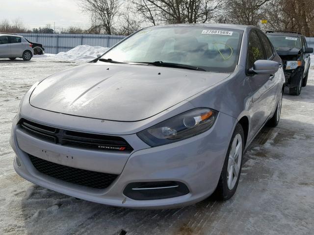 1C3CDFBB9FD405072 - 2015 DODGE DART SXT SILVER photo 2